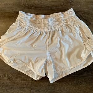 Lululemon white shorts
